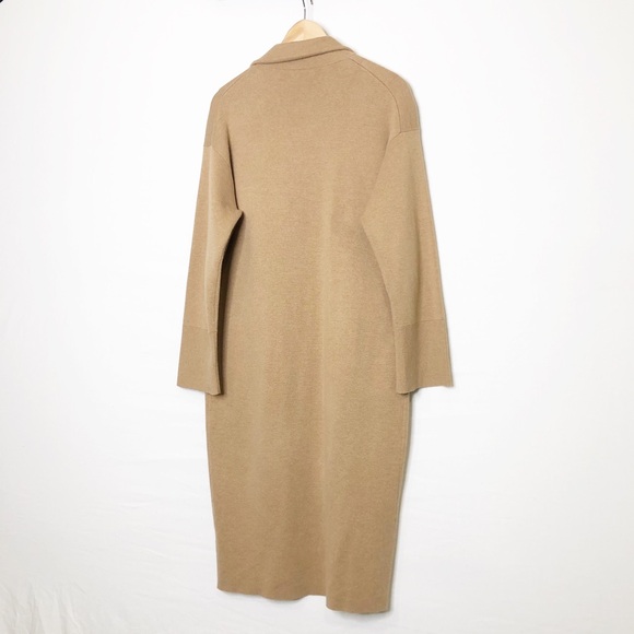J Crew tan Longline Cardigan Coat - Picture 10 of 12